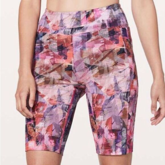 Lululemon On Pace Short 10" Sun Dazed Multi Pink - Picture 1 of 16
